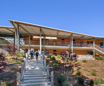 Students walking on campus. Links to Gifts That Pay You Income